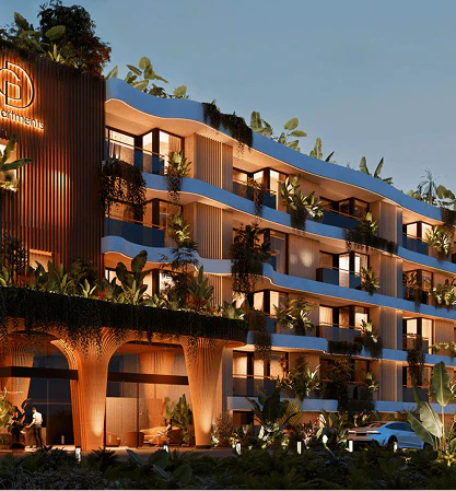PGD Apartments building exterior render